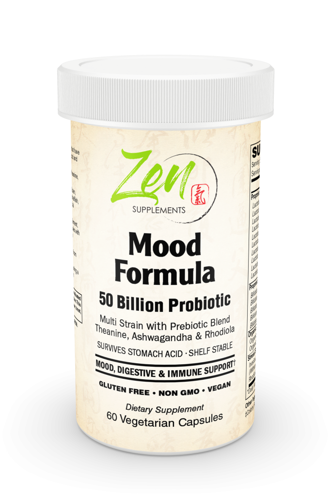 Zen Supplmeent Probiotic Mood Formula 50 Billion CFU Supplement 60 VCAP ...